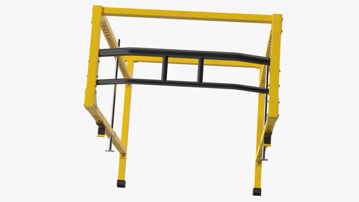 Bodycraft Power Rack Yellow 3D