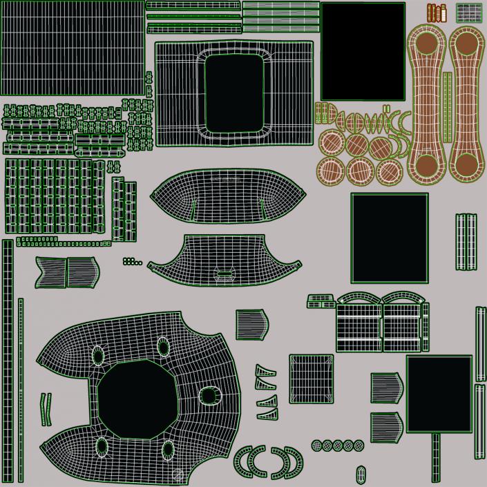 3D model DeLonghi HFX30C18IW Ceramic Heater Black