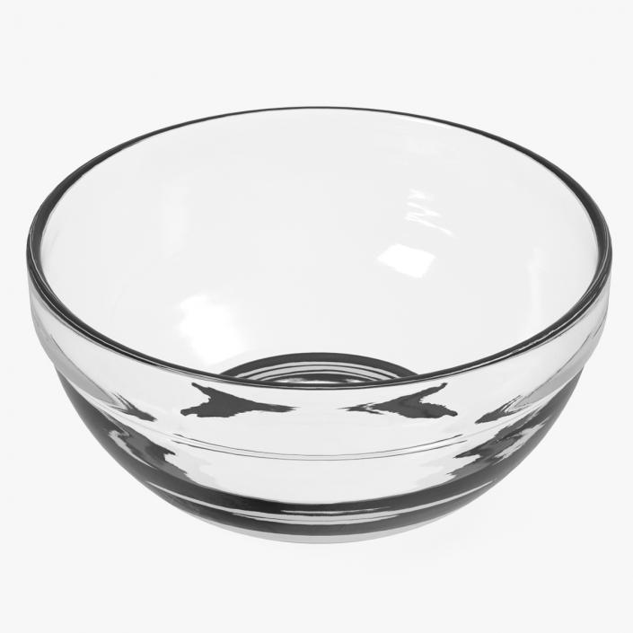 3D model Glass Deep Bowl