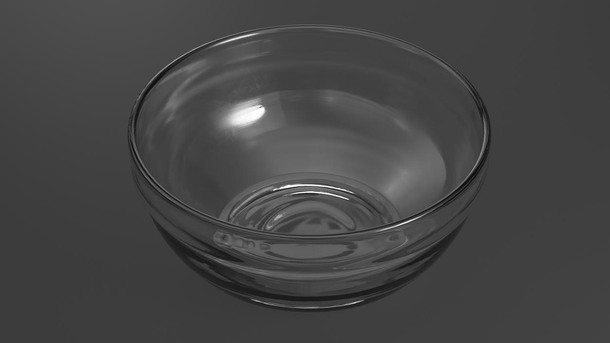 3D model Glass Deep Bowl