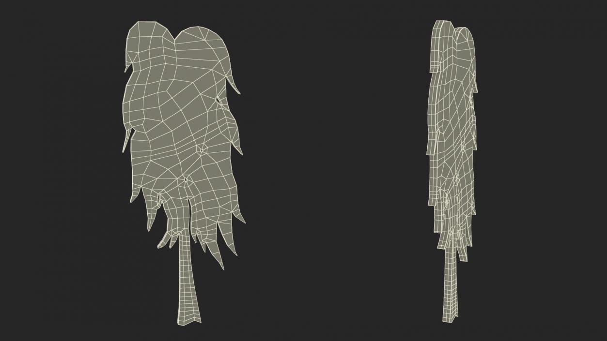 3D Plant Silhouettes Collection model