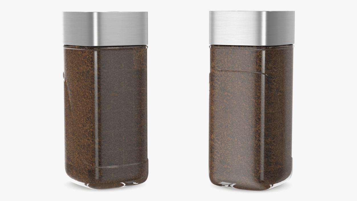 3D Instant Coffee Jar 200g model