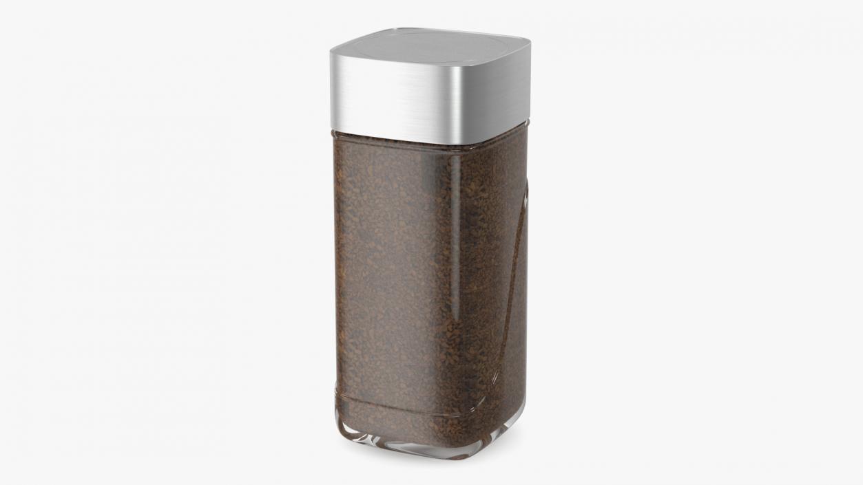 3D Instant Coffee Jar 200g model