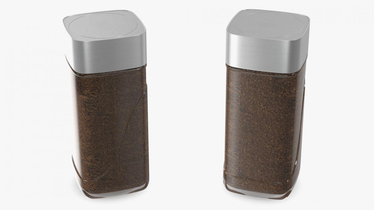 3D Instant Coffee Jar 200g model