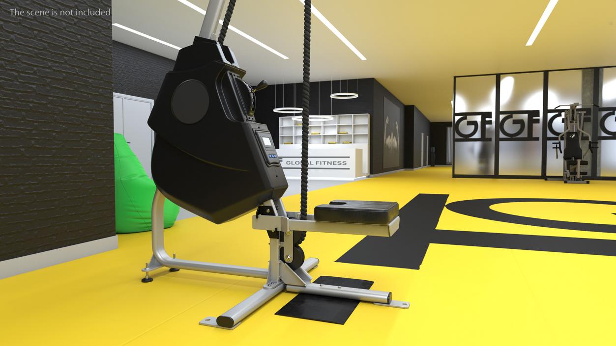 3D model Fitness Rope Trainer