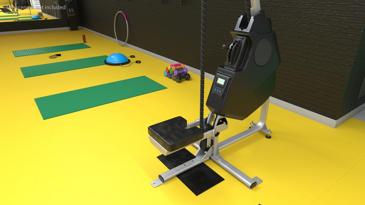 3D model Fitness Rope Trainer