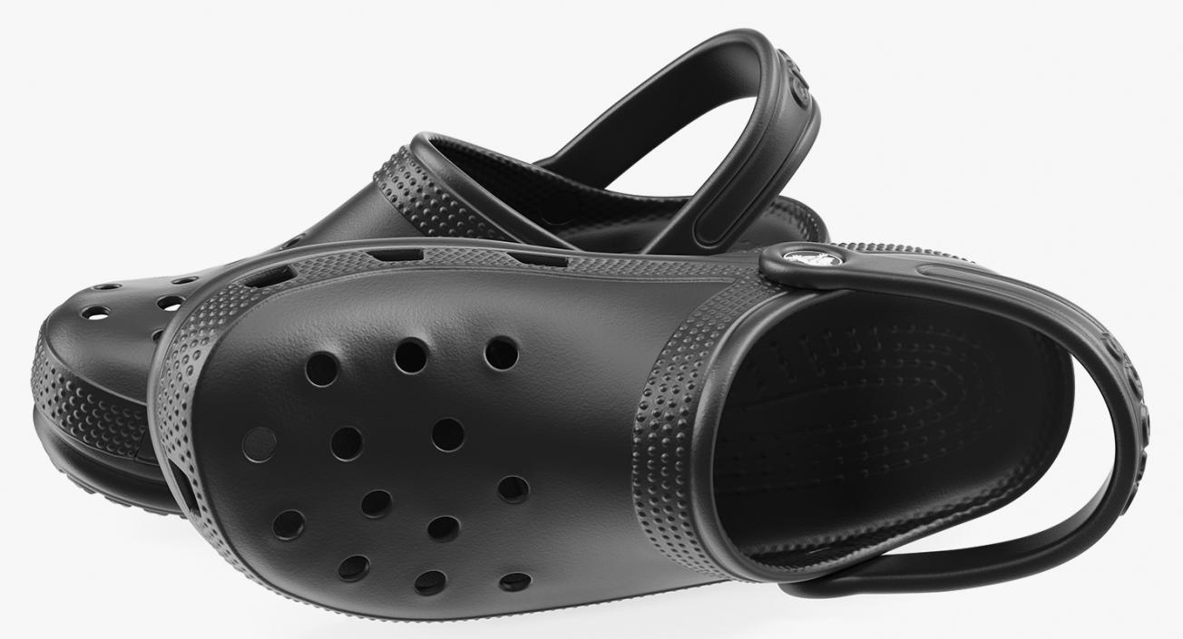 Crocs Coast Clog Black 3D