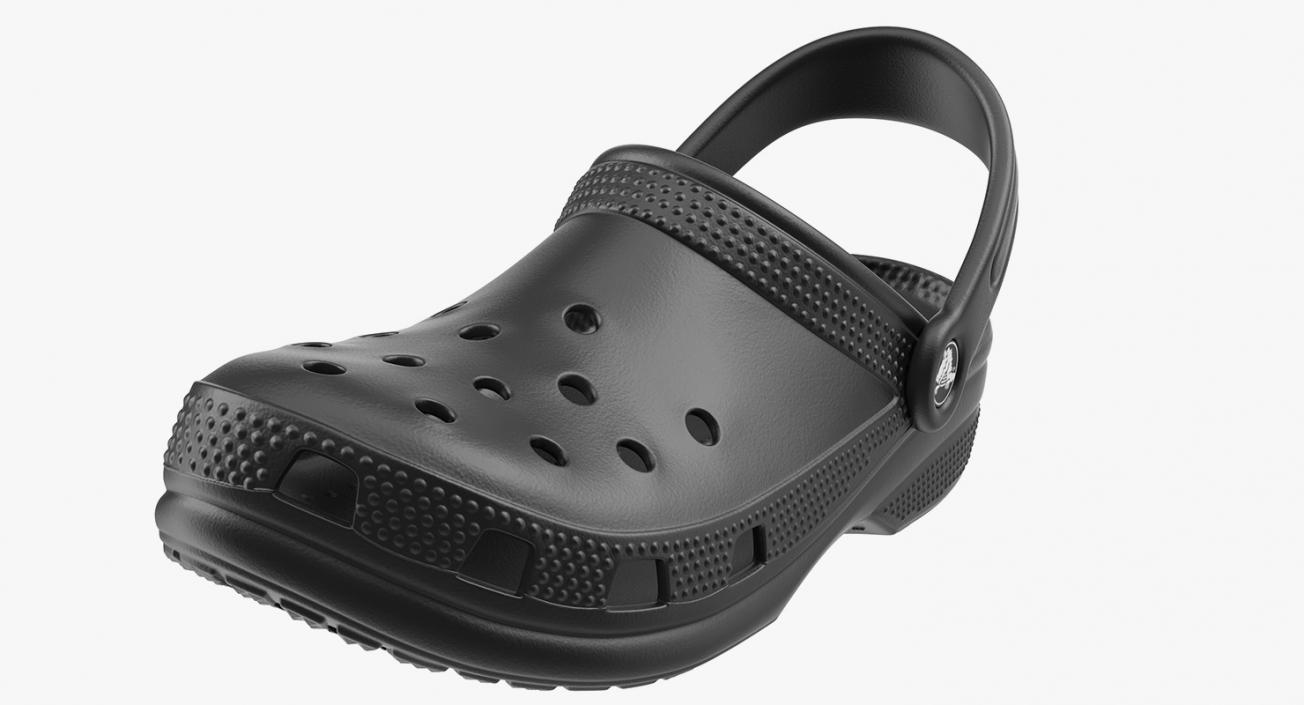 Crocs Coast Clog Black 3D