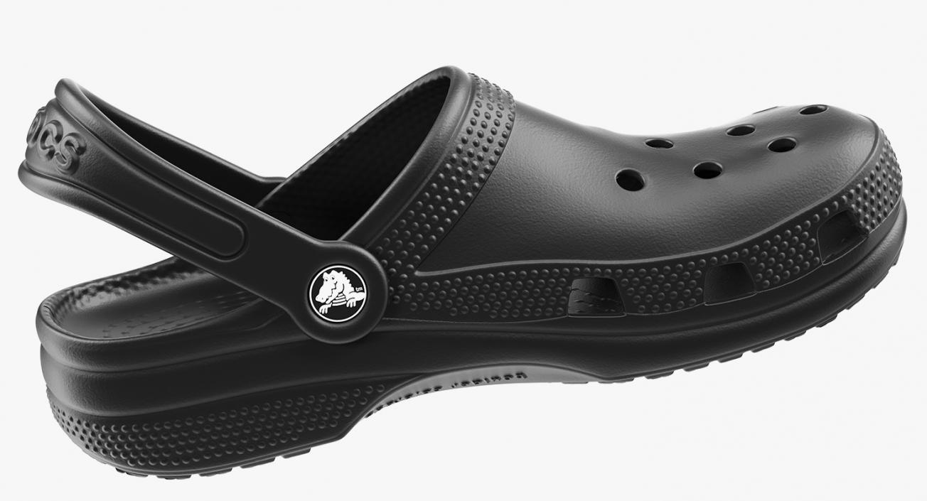 Crocs Coast Clog Black 3D