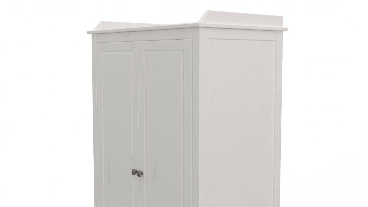 3D model Wardrobe Children for Room IKEA SUNDVIK White