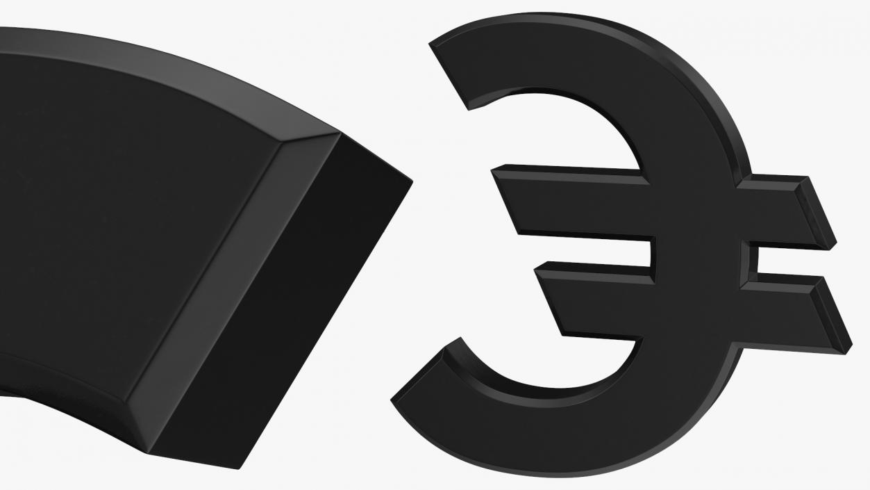 Currency Symbols Collection 3D