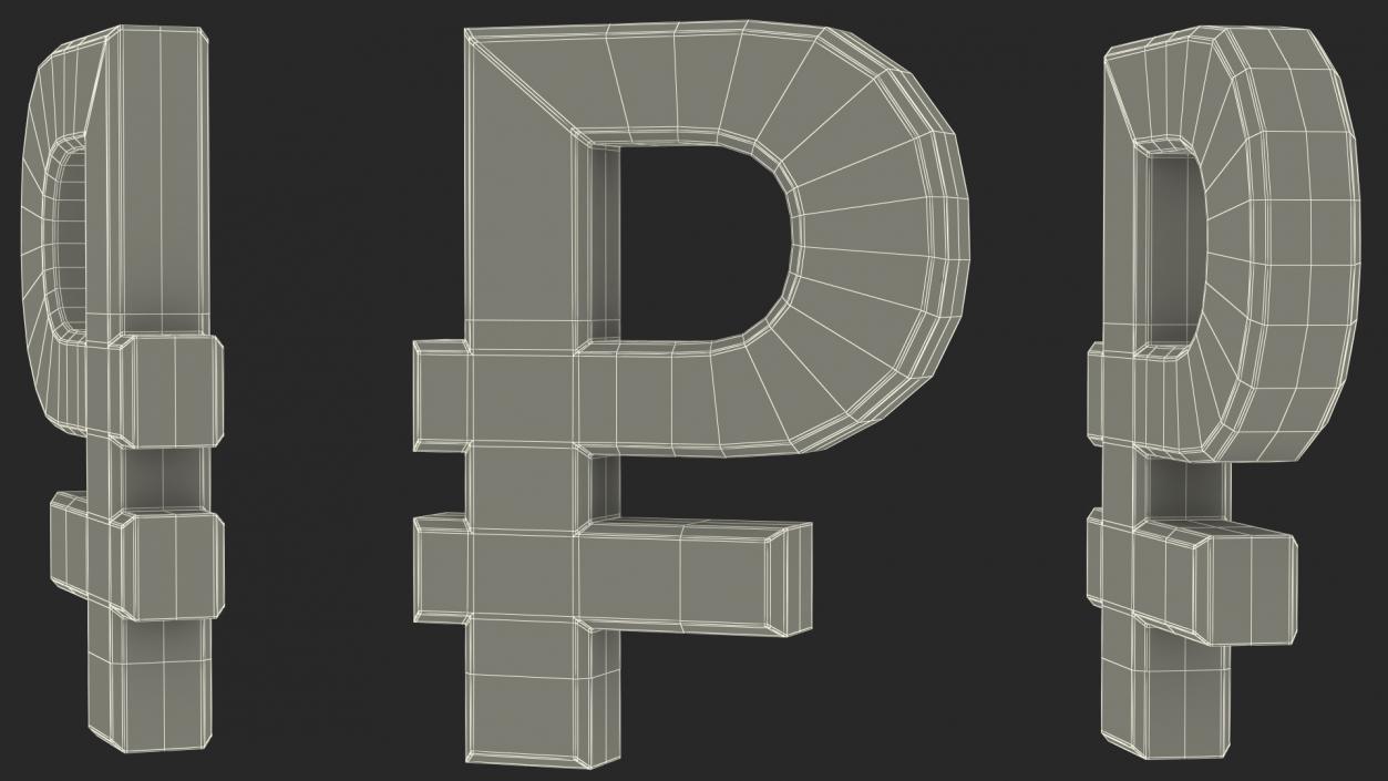 Currency Symbols Collection 3D