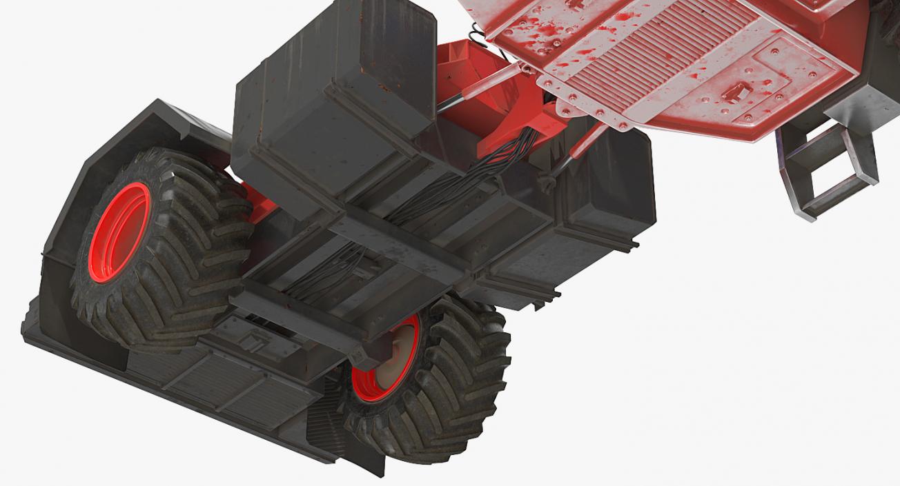 3D Combine Harvester Generic Dirty