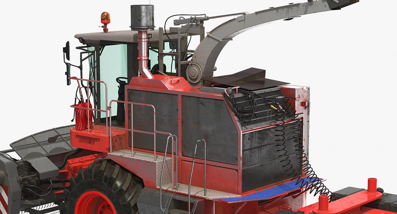 3D Combine Harvester Generic Dirty