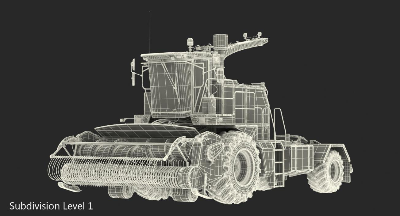 3D Combine Harvester Generic Dirty