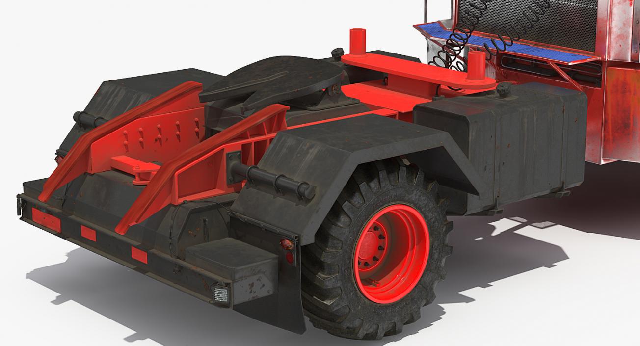 3D Combine Harvester Generic Dirty