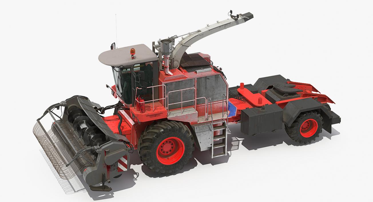 3D Combine Harvester Generic Dirty