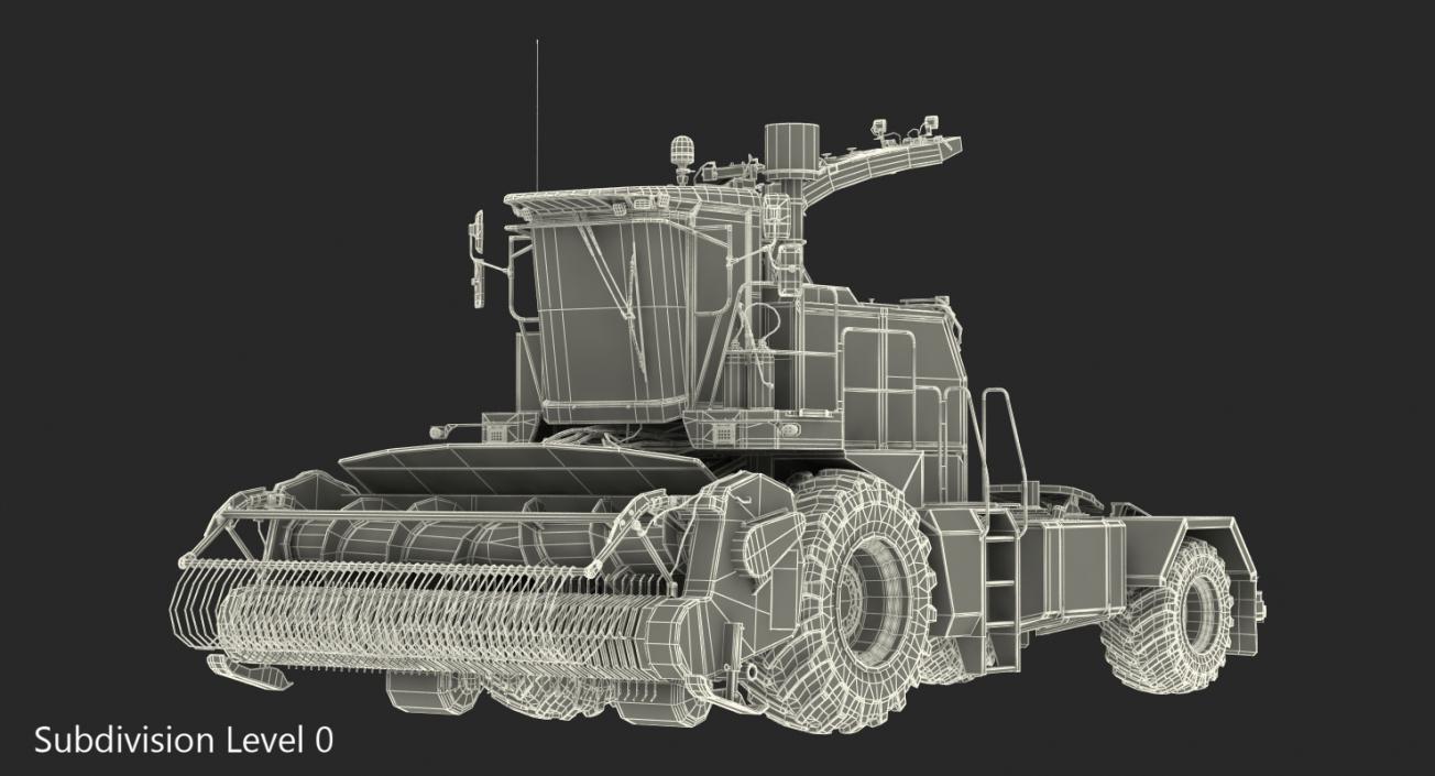 3D Combine Harvester Generic Dirty