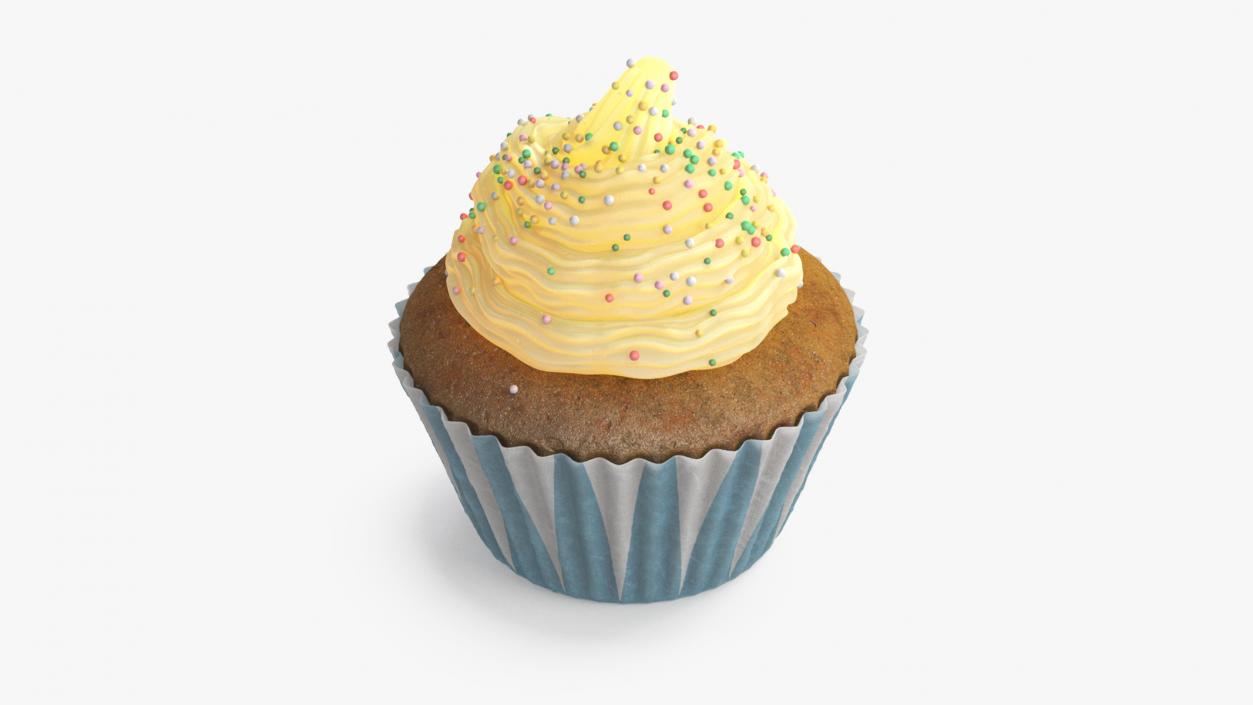 3D Muffin with Sprinkles