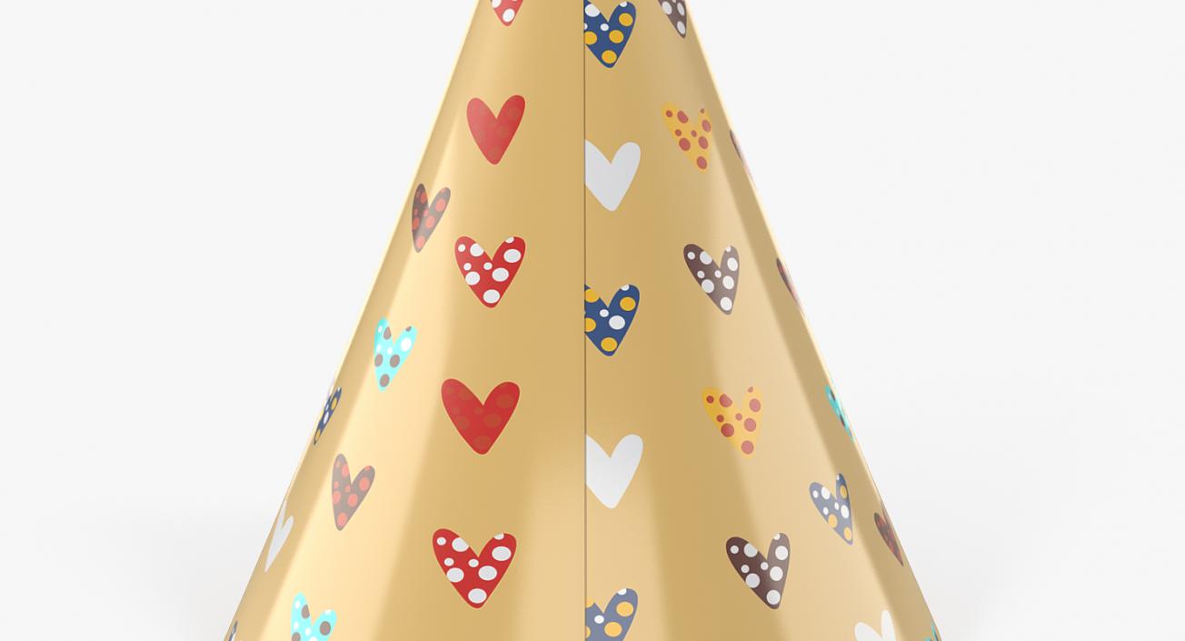 3D model Heart Party Hat