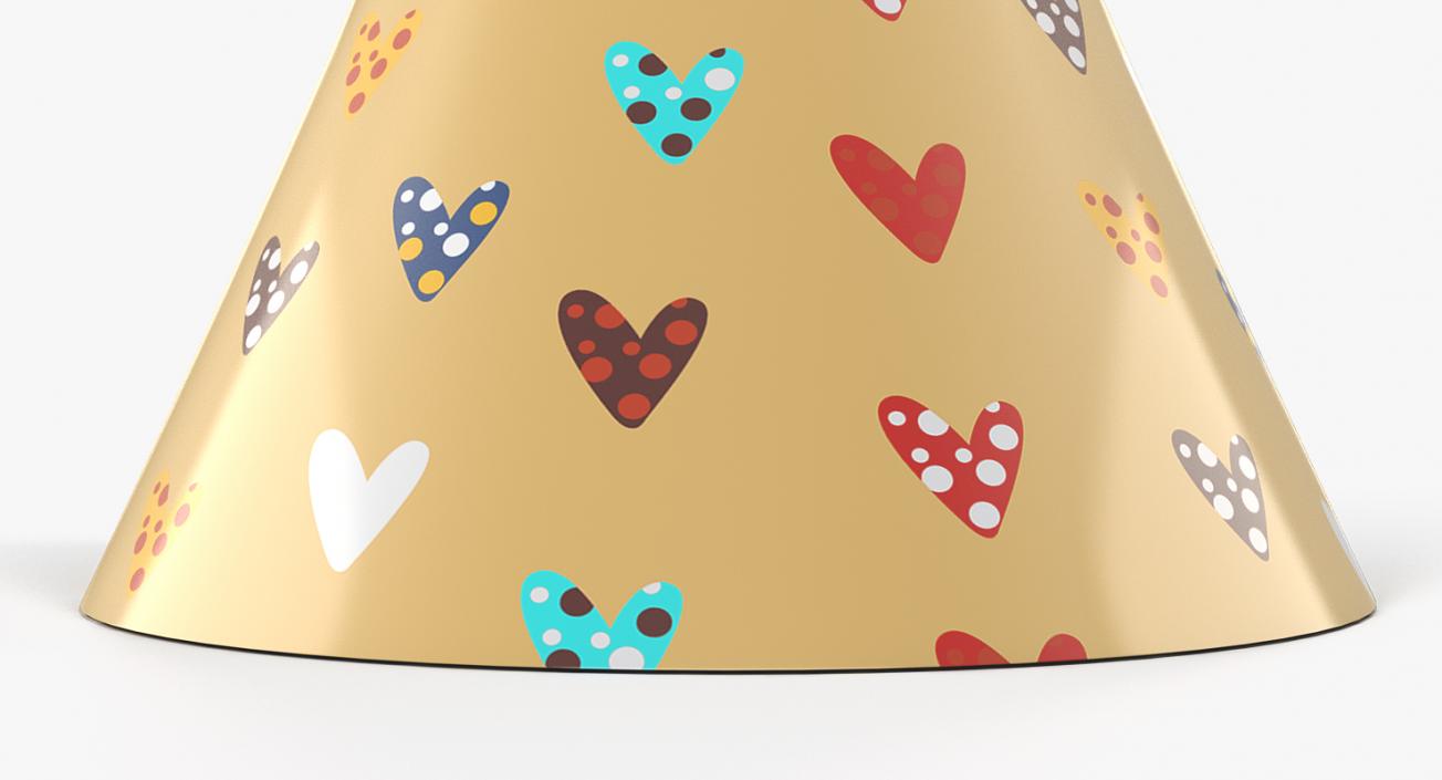 3D model Heart Party Hat