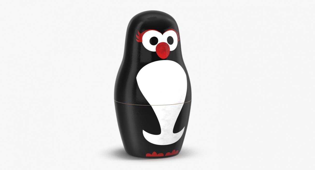 3D model Penguin Nesting Doll