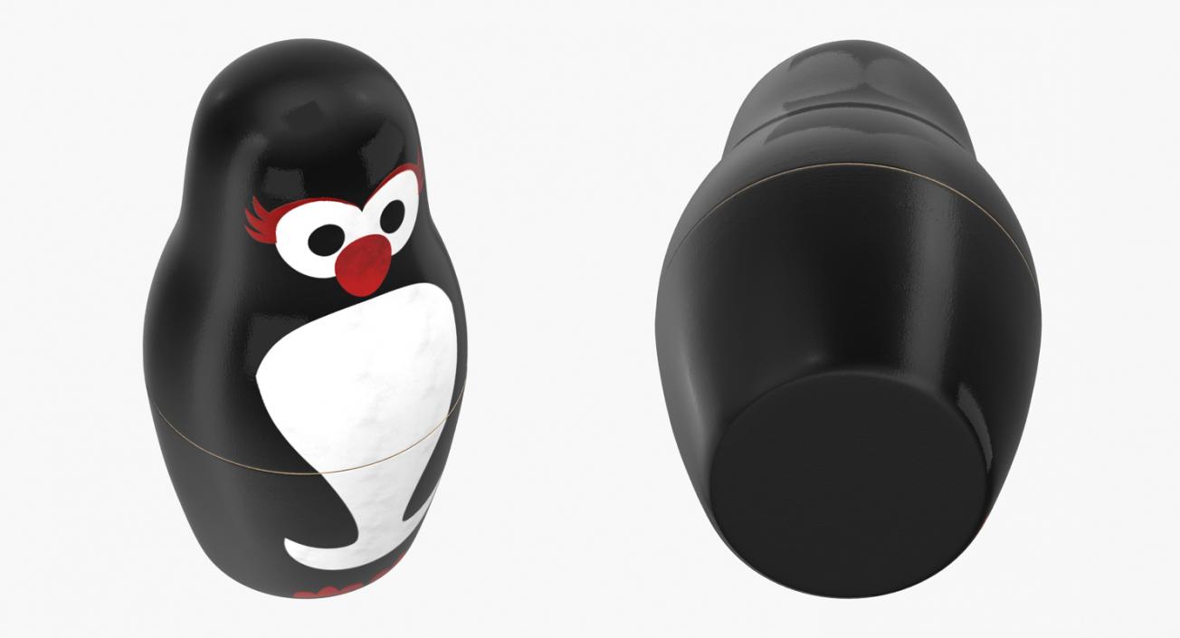 3D model Penguin Nesting Doll