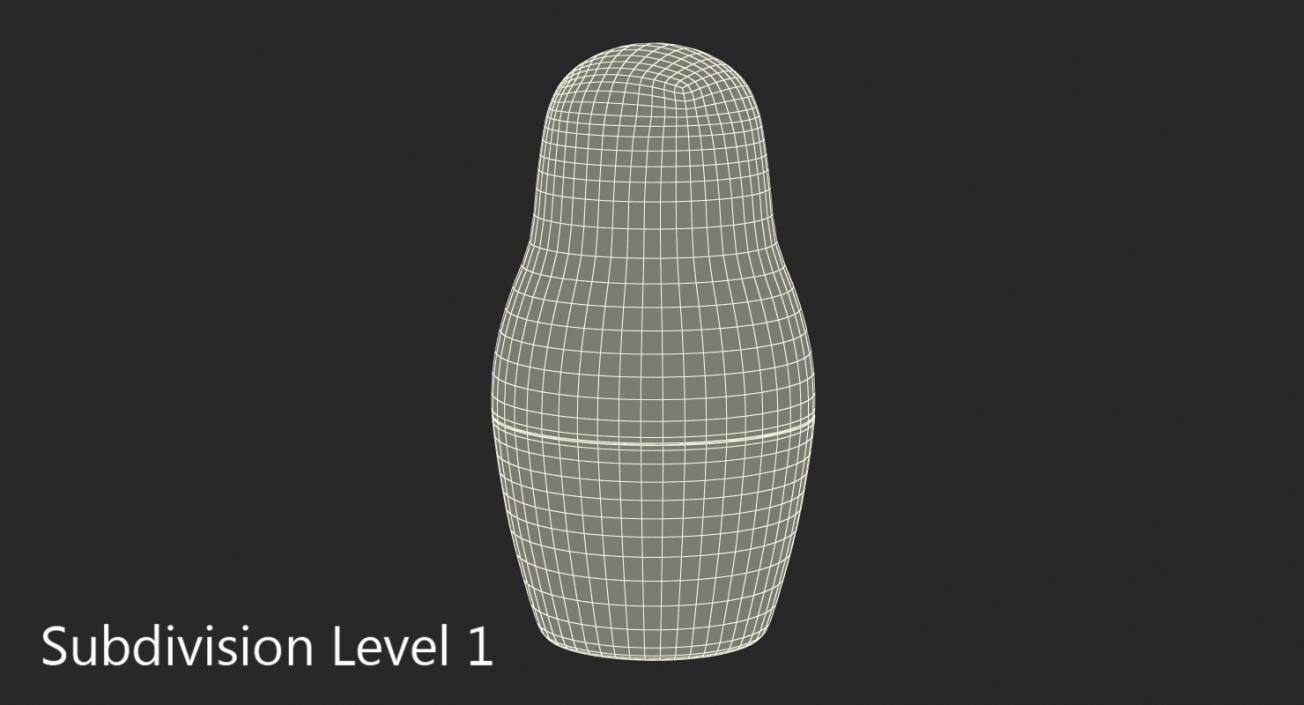 3D model Penguin Nesting Doll