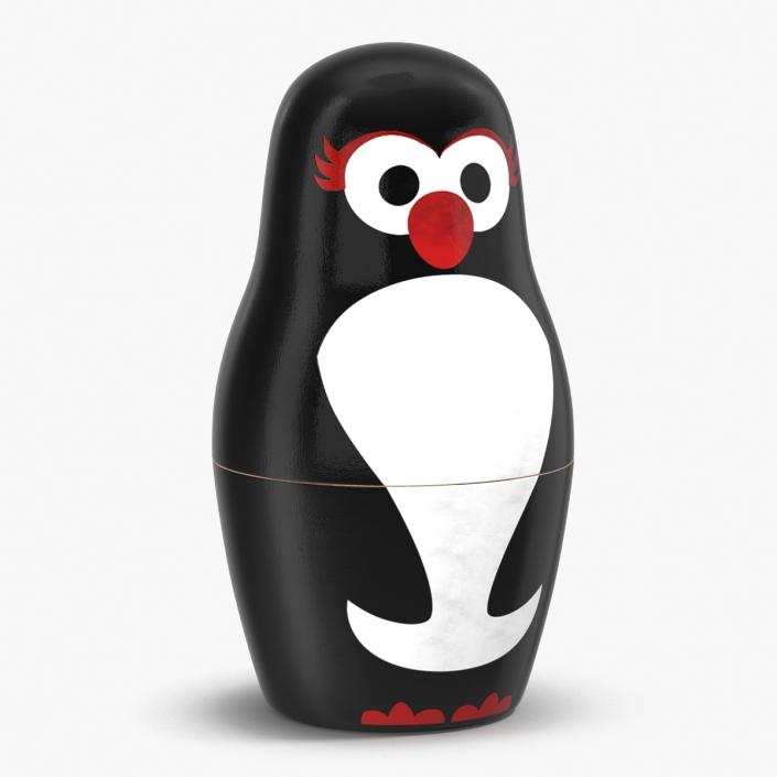 3D model Penguin Nesting Doll