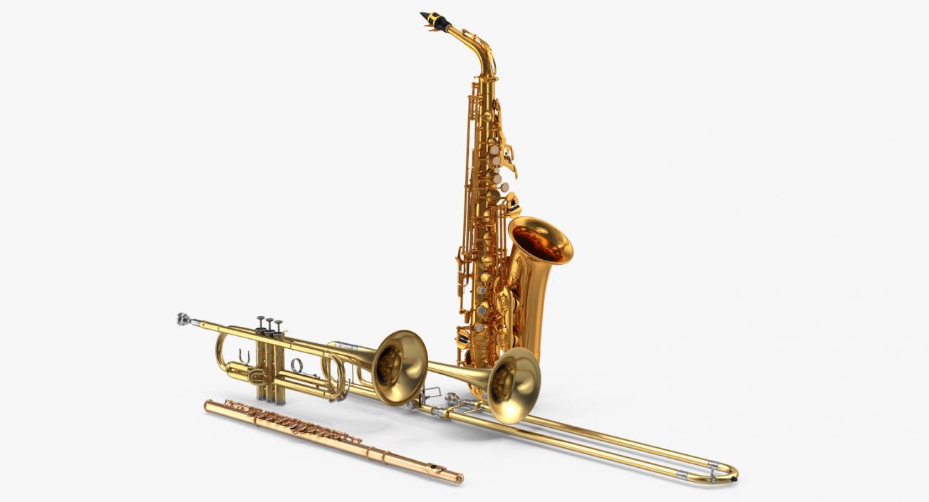 Wind Instruments Collection 2 3D model