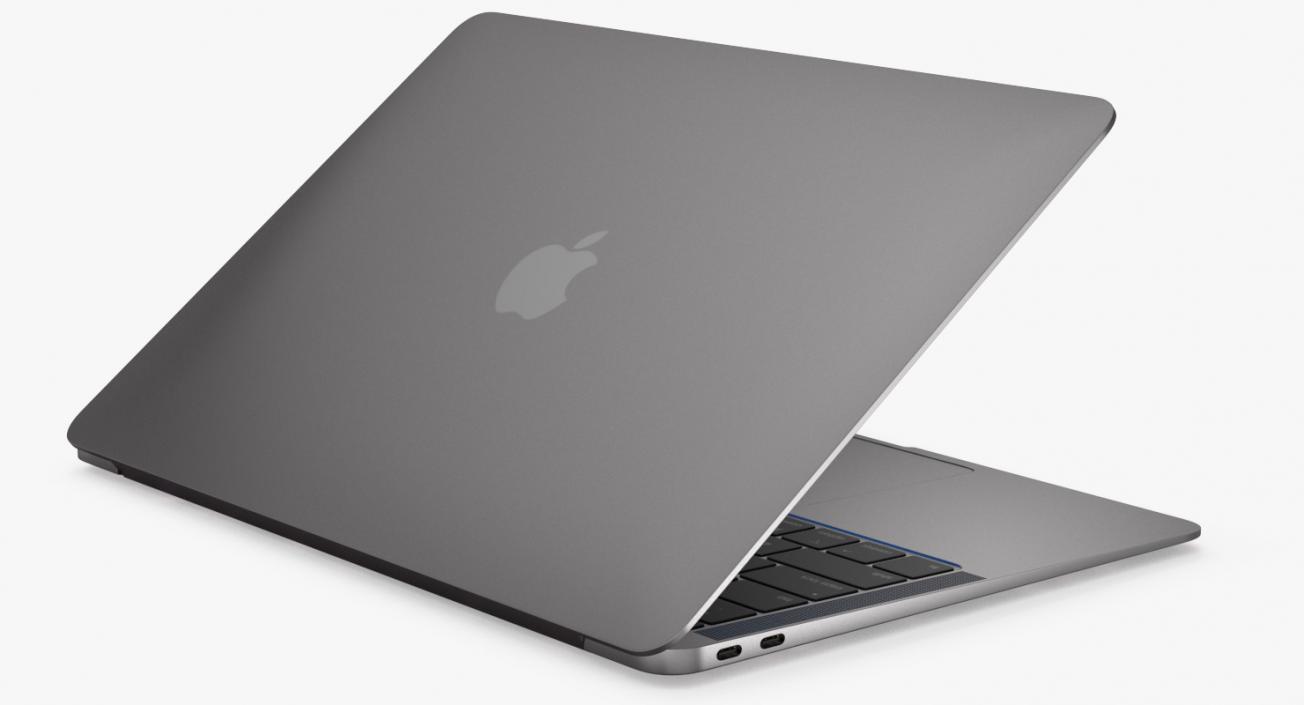 MacBook Air Space Gray 3D