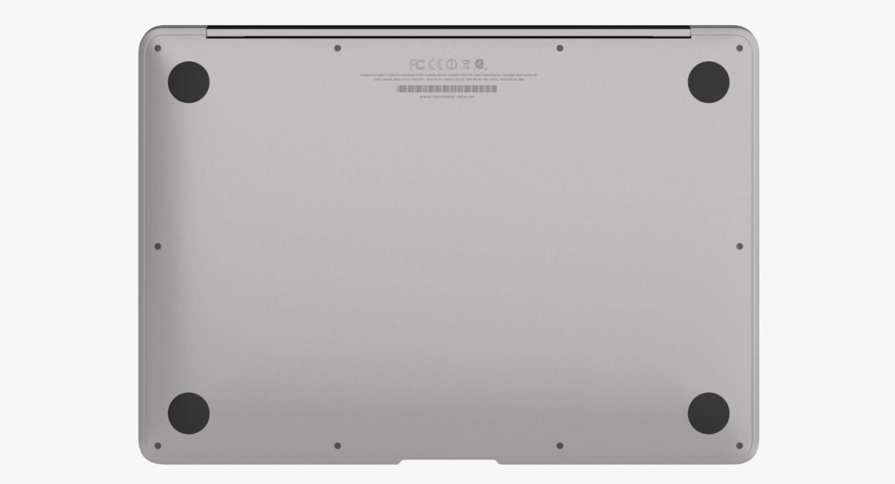 MacBook Air Space Gray 3D