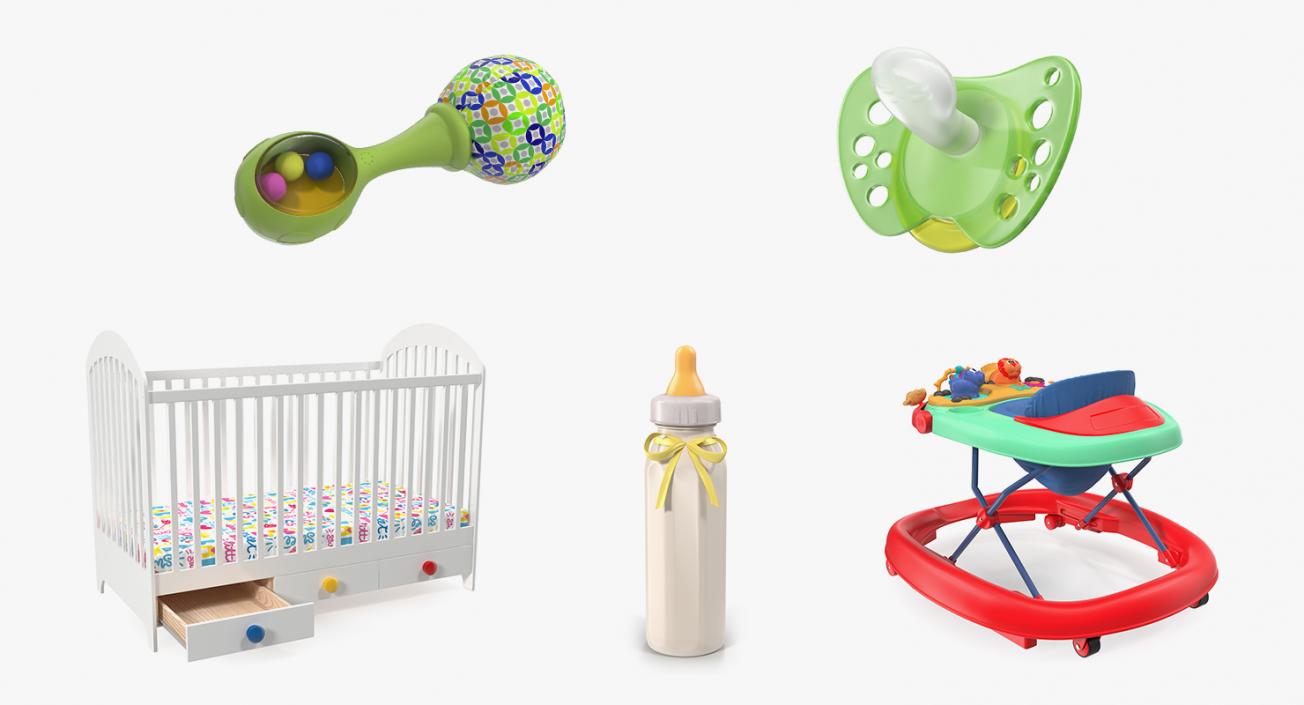 3D Childcare Products Collection 2