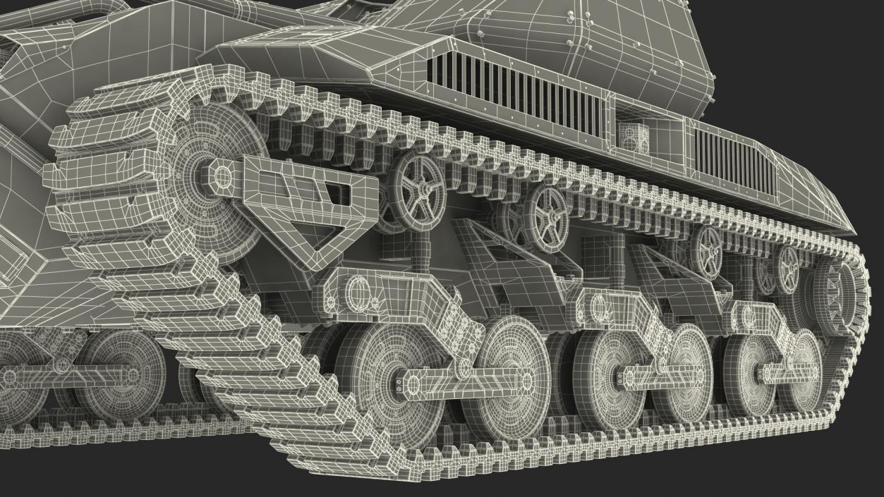 3D Robotic Electric Tank Camo