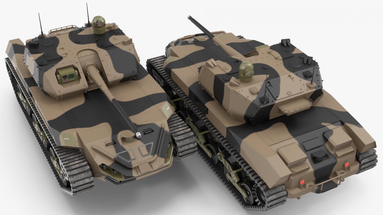 3D Robotic Electric Tank Camo