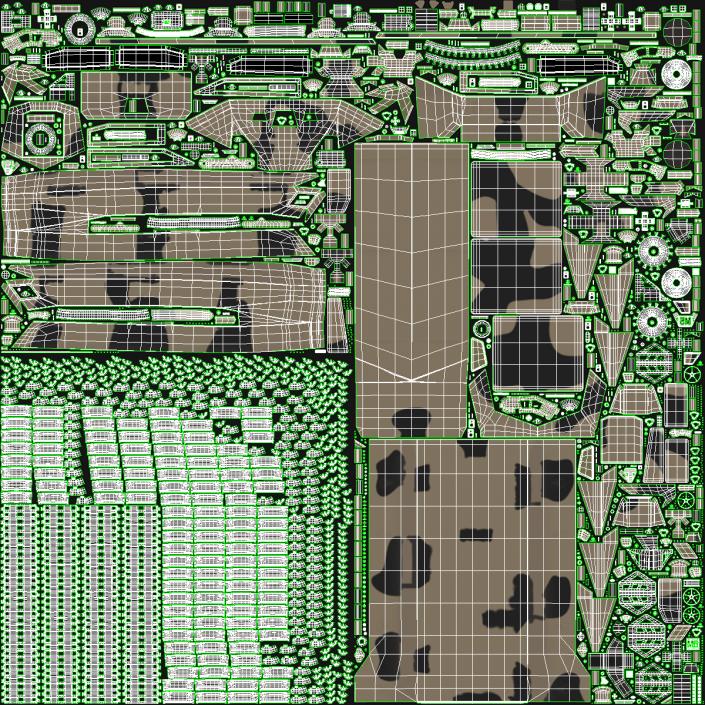 3D Robotic Electric Tank Camo