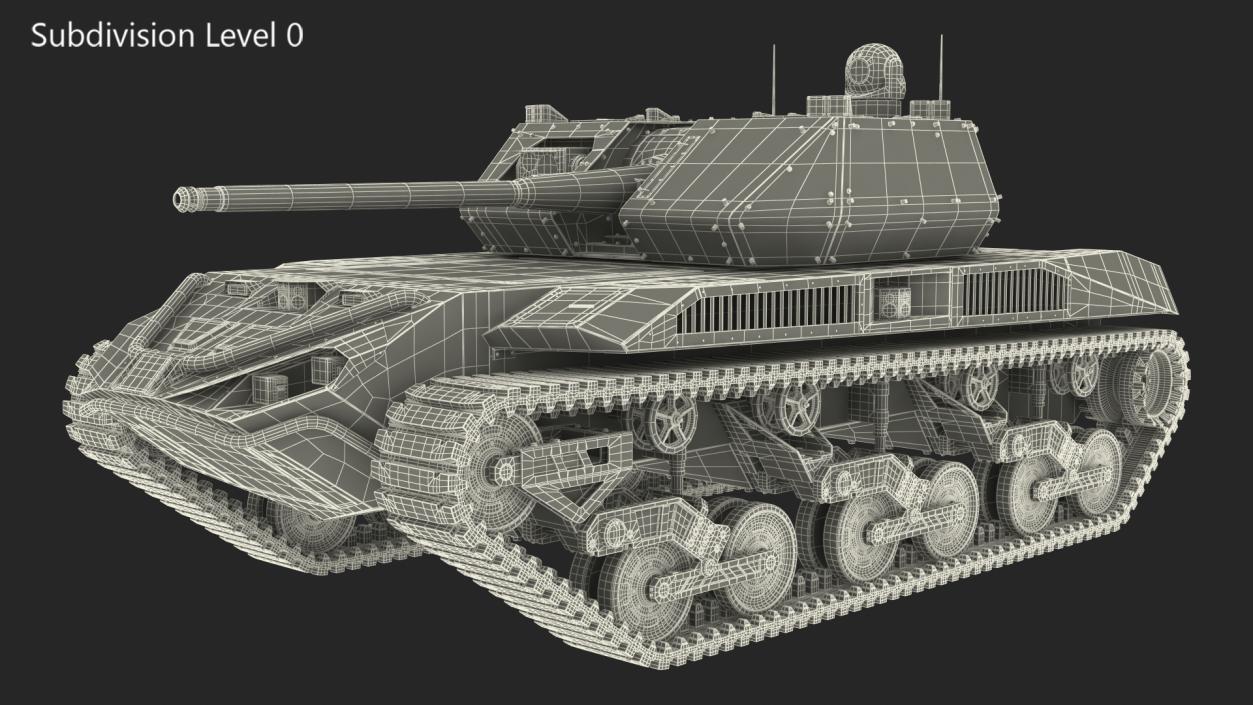 3D Robotic Electric Tank Camo