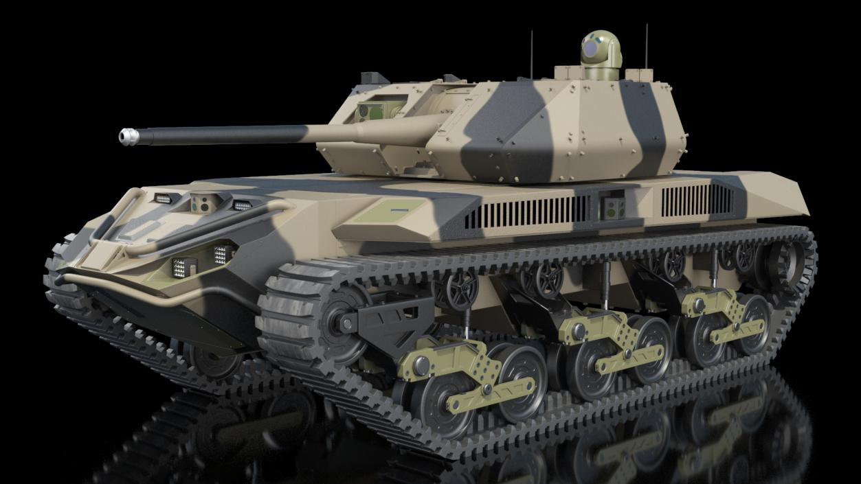 3D Robotic Electric Tank Camo