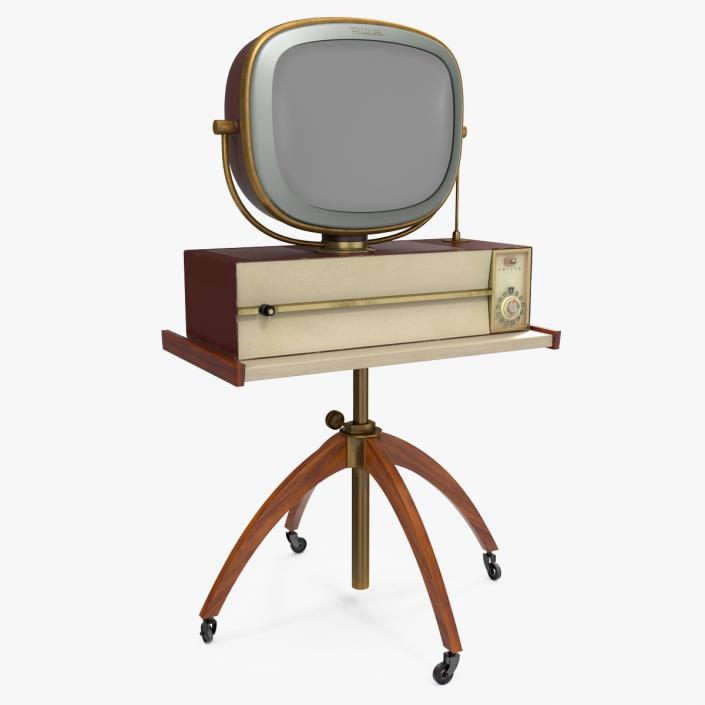 3D model Retro 1959 Philco Predicta Princess Swivel TV