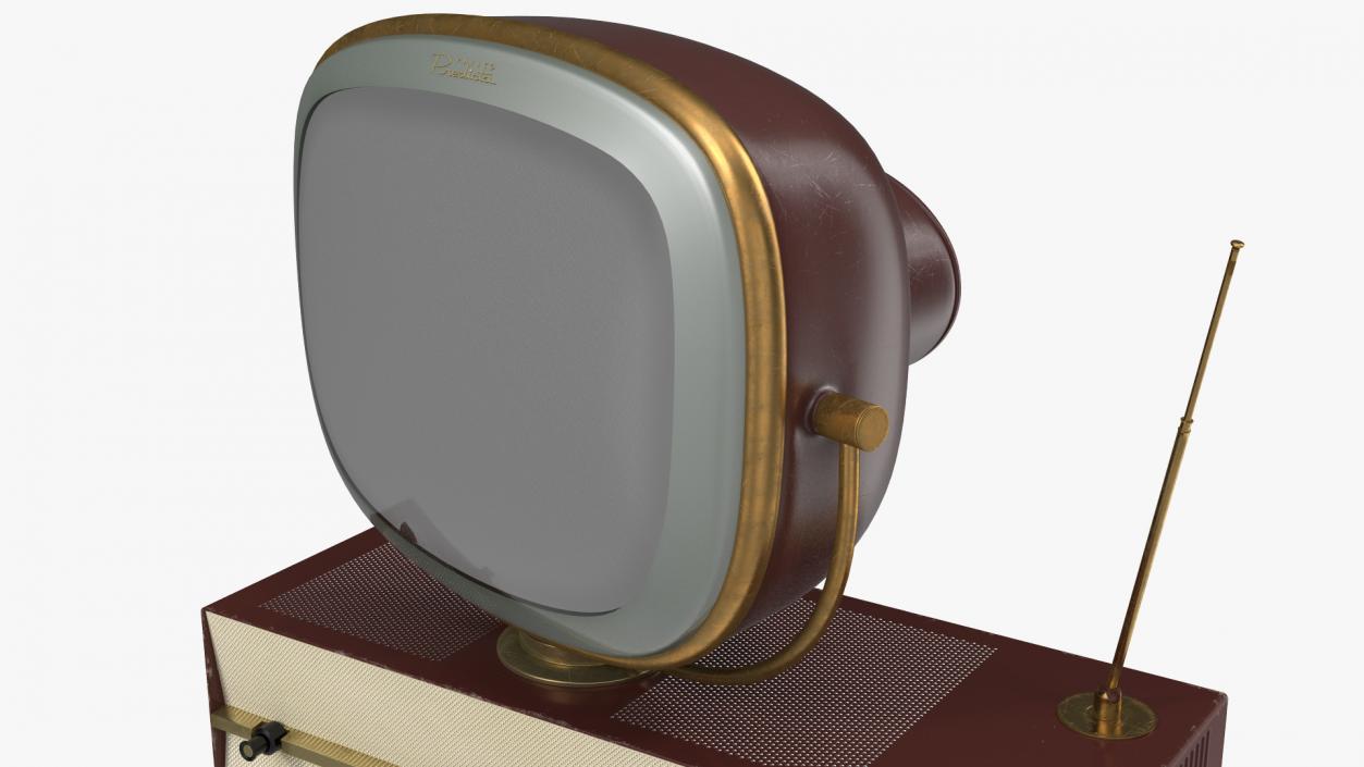 3D model Retro 1959 Philco Predicta Princess Swivel TV