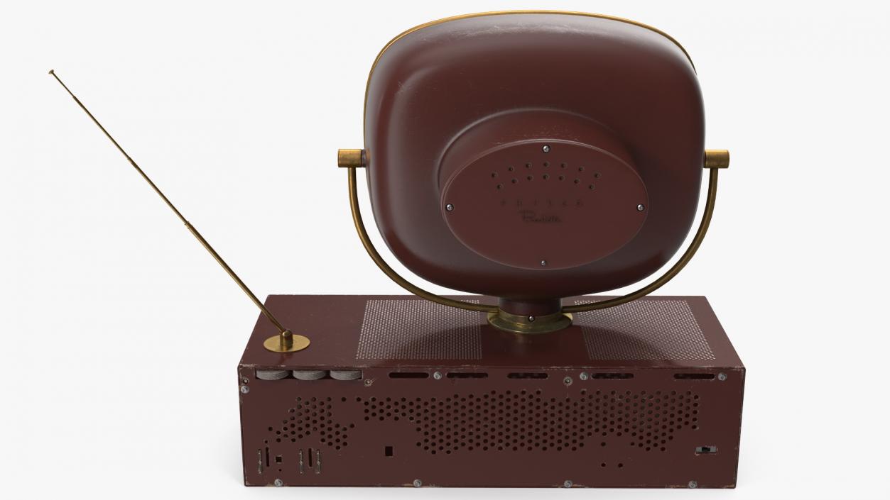 3D model Retro 1959 Philco Predicta Princess Swivel TV