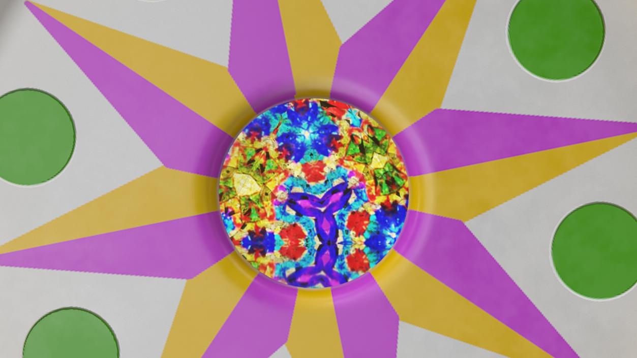 3D Retro Kaleidoscope model