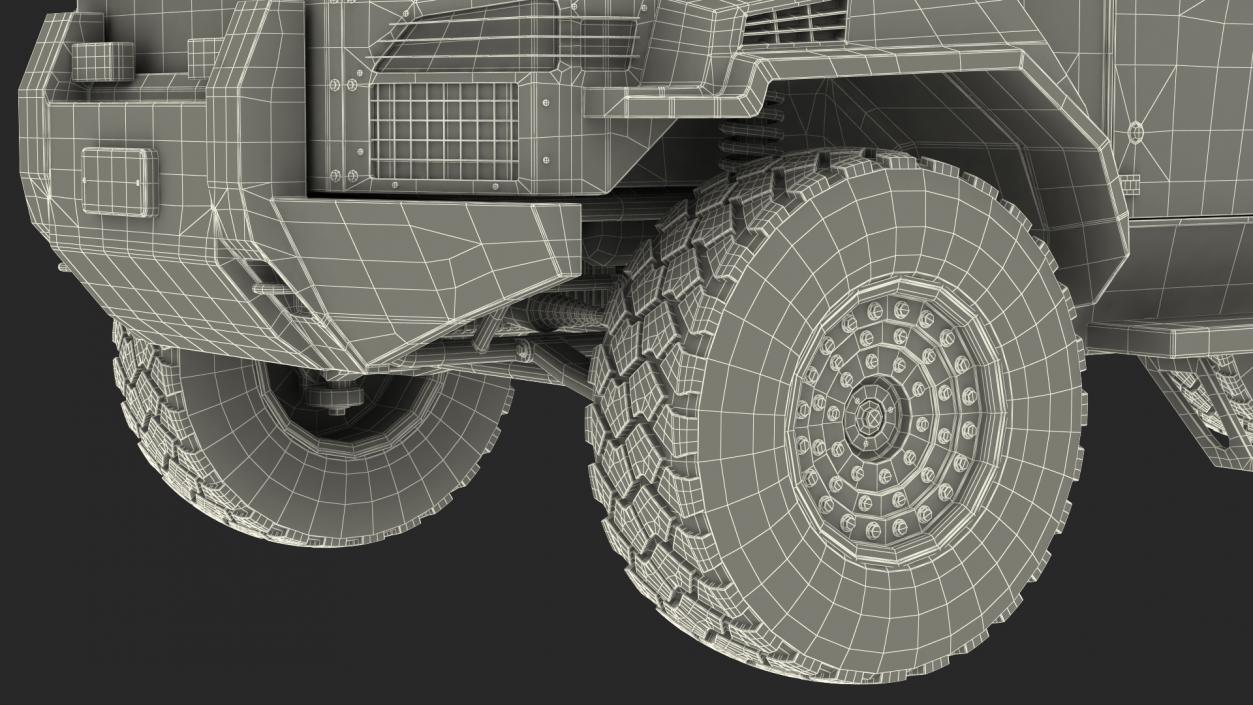 3D model Armored SWAT Truck Pit-Bull VX