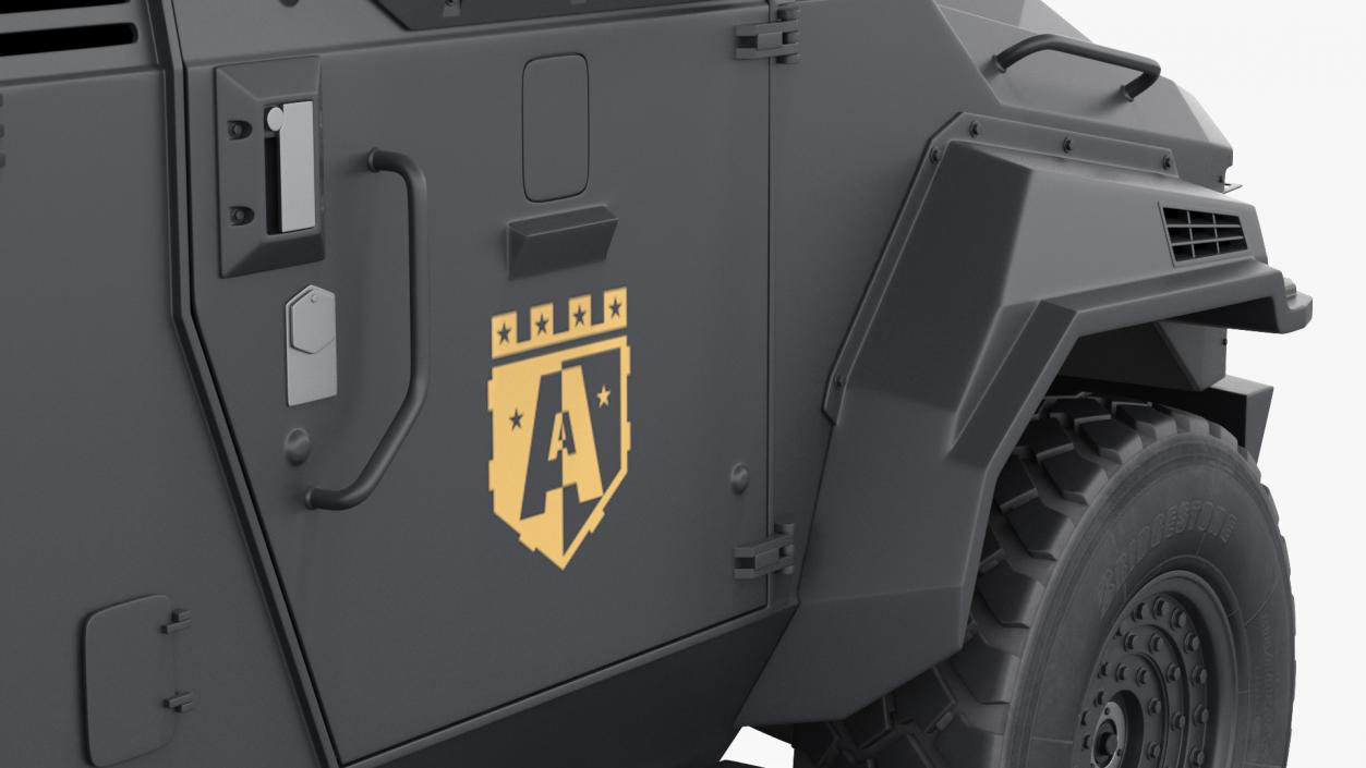 3D model Armored SWAT Truck Pit-Bull VX