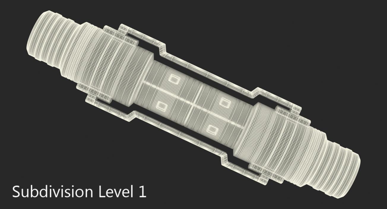 Sci-Fi Anodized Piston 3 3D model