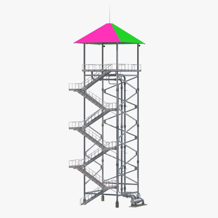 3D Waterslide Tower