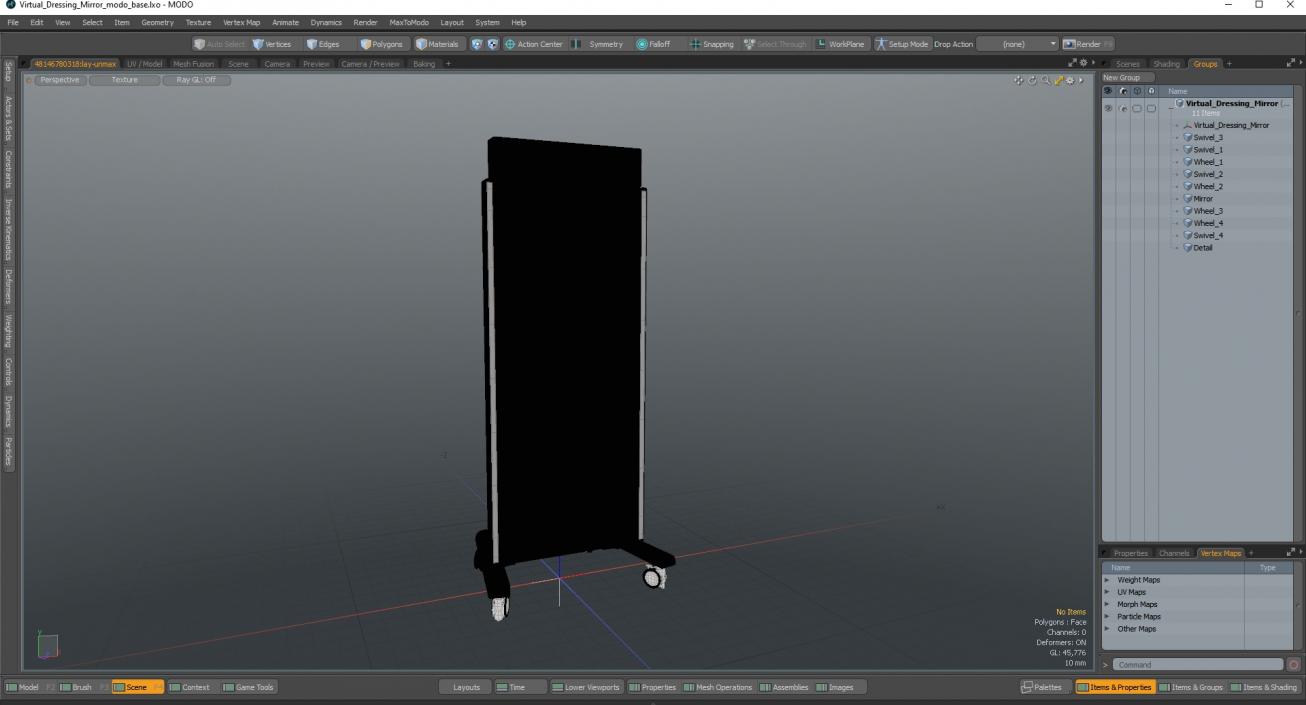 3D Virtual Dressing Mirror model