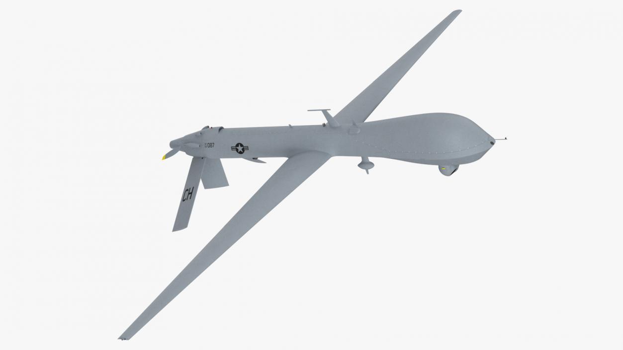 3D Unmanned Aerial Vehicle Reaper Drone MQ-1 Rigged model