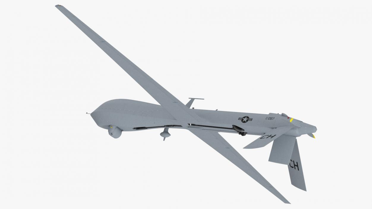 3D Unmanned Aerial Vehicle Reaper Drone MQ-1 Rigged model