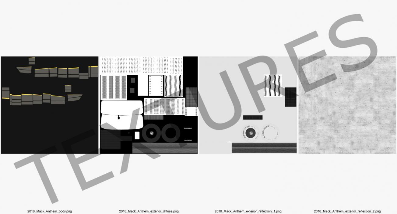 3D Truck Chassis model